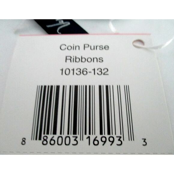 Vera Bradley Ribbons Blue Floral Print Coin Purse NWT - Picture 5 of 5